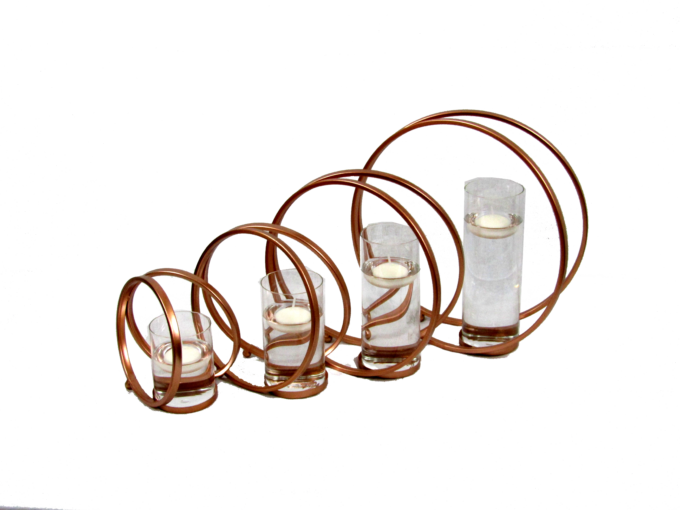 Double Circle Candle Holder